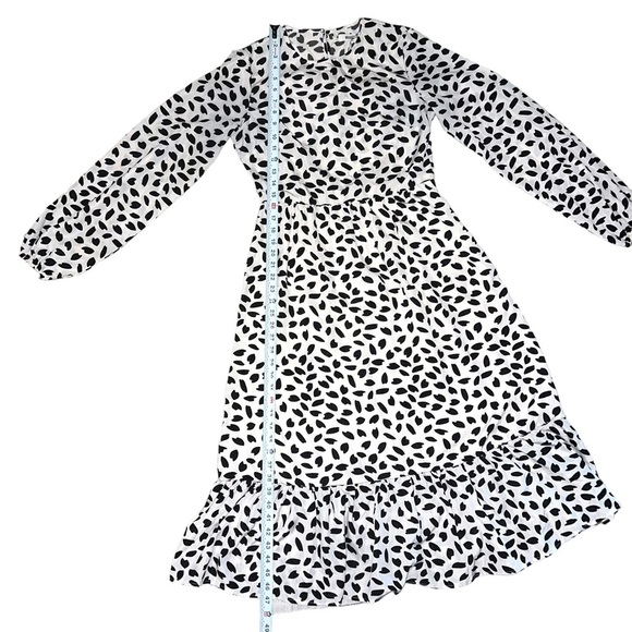 Missguided Midi Dress Size 4 Classy Normcore Preppy Fall Easy Lightweight - Picture 10 of 15